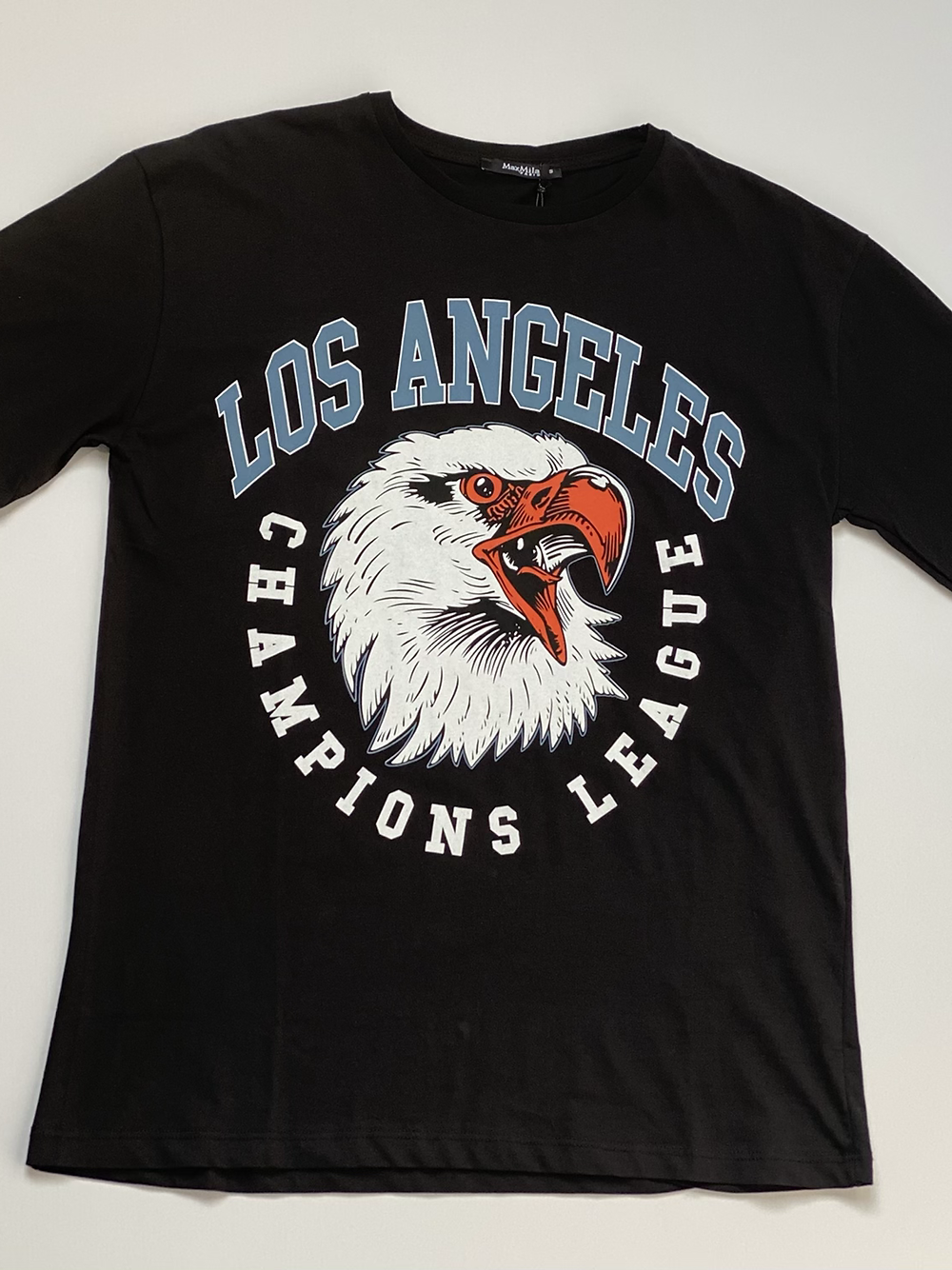 Los Angeles T-Shirt met geprinte afdrukking van een adelaar.