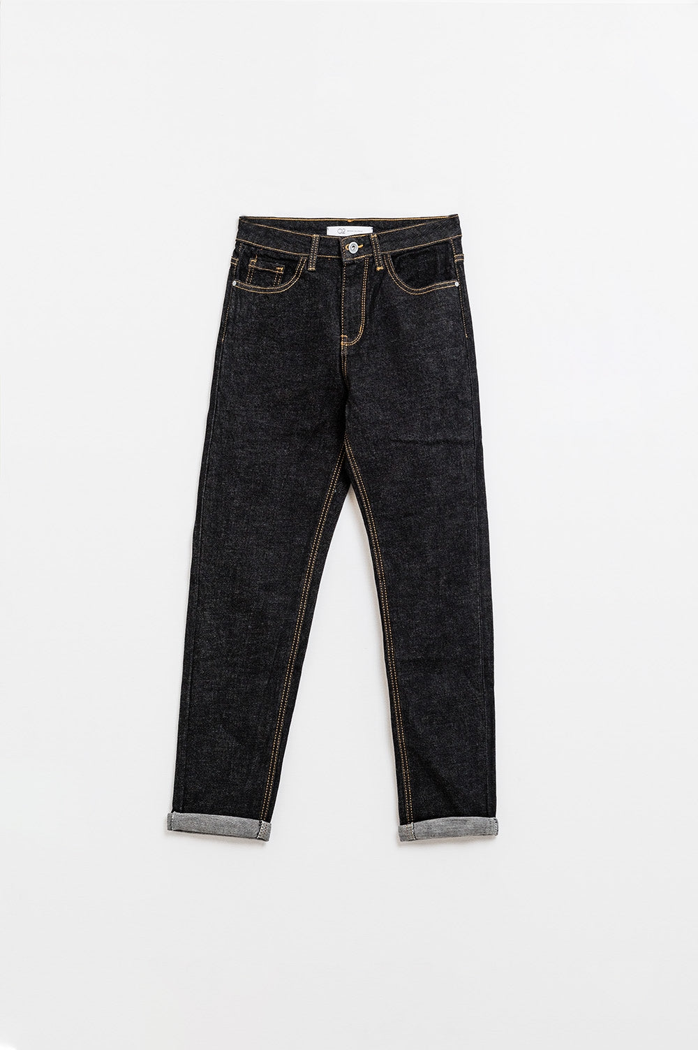 Skinny jeans met contraststiksels